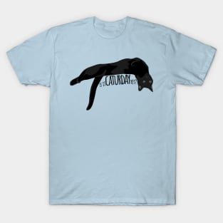 Is it Caturday Yet? Lounging Kitty T-Shirt